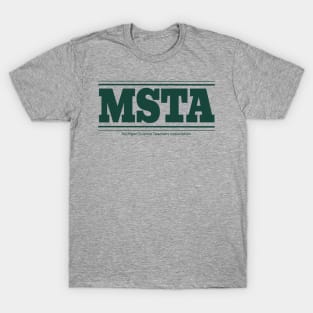 MSTA Old School East Lansing Green T-Shirt